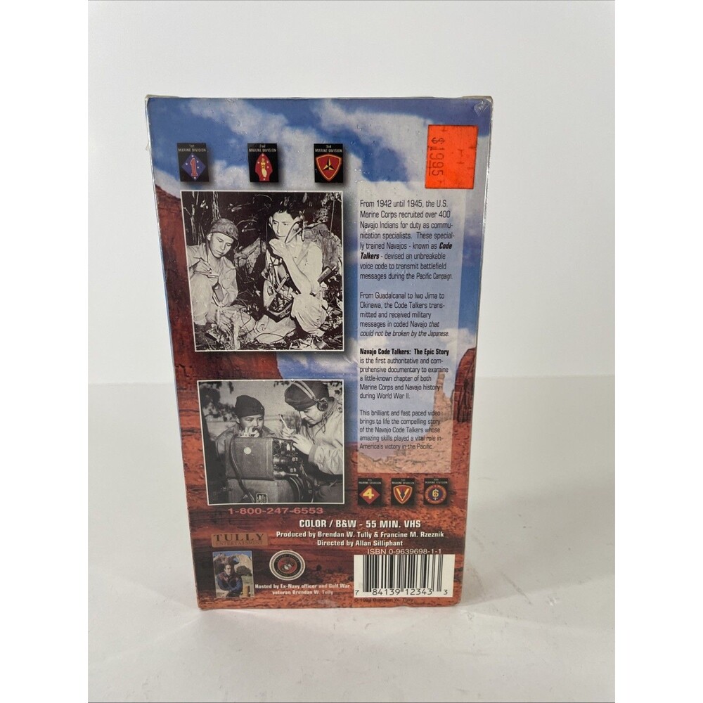 Navajo Code Talkers: The Epic - VHS New SEALED - Picture 2 of 4